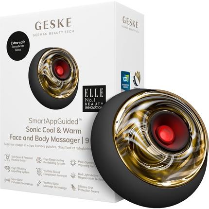 Geske Smartappguidedtm Sonic Cool & Warm Face & Body Massager 9 in 1 Elektrisch