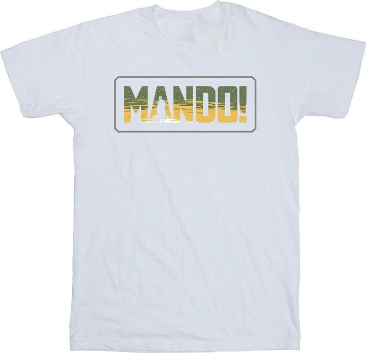 Star Wars The Mandalorian Mando Cutout TShirt (XXL)