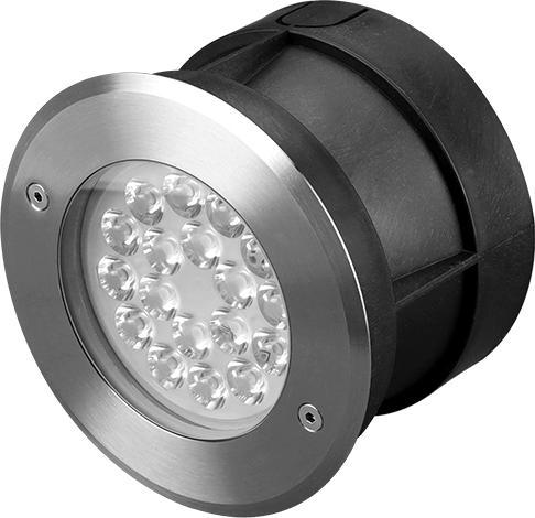 Produktbild Milight 9W Funk LED Bodeneinbauleuchte RGB+KW/WW 24V (600 lm, IP68)
