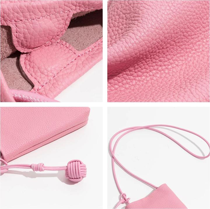 Immagine prodotto Only-Bags.Store Borsa a tracolla piccola in vera pelle Borsa per cellulare di design Borsa a tracolla leggera di