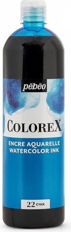 Image du produit Pebeo Encre à base d'eau Colorex (Cyan, 1000 ml)