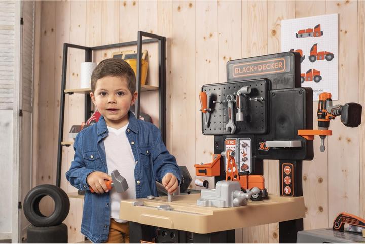 Productafbeelding Smoby Black+Decker Mega Werkbank Centrum 7600360726
