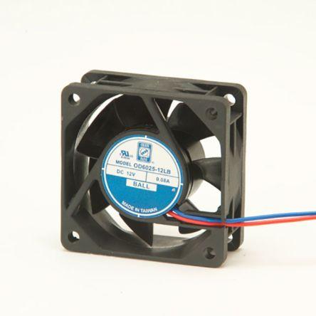 Actual product image Rs Pro DC FAN 60X25MM 12V WITH IP55 (60 mm)