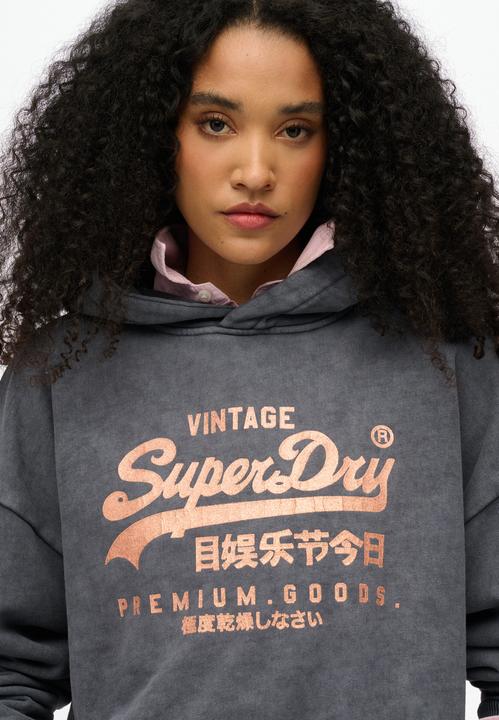 Actual product image Superdry Vl Metallic Relaxed Hood (8)
