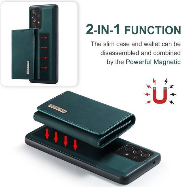 Actual product image Dg.Ming M1 Series Hardcase with Detachable Wallet (Samsung Galaxy A73 5G)