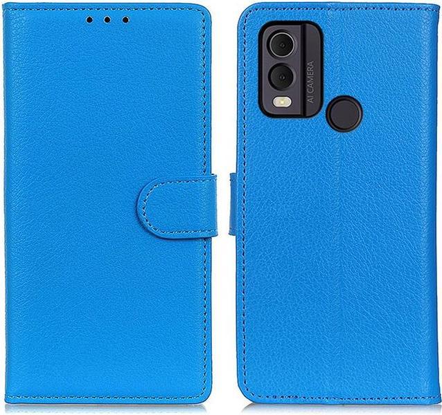 Actual product image MU Classic Litchi Leather Bookcover Series (Nokia C22)