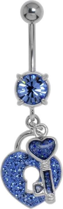 Produktbild Bijouteria Bauchpiercing (Chirurgenstahl 316L, Kristall, Messing rhodiniert)