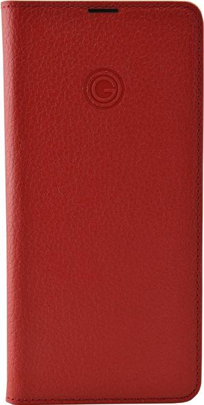 Actual product image Mike Galeli Genuine leather book cover MARC swiss red (Samsung Galaxy A52)