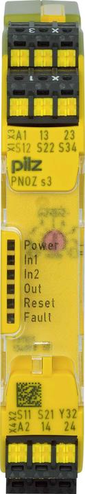 Produktbild Pilz GmbH & Co. KG Not-Aus-Schaltgerät 24VDC 2 n/o PNOZ s3 C#751103