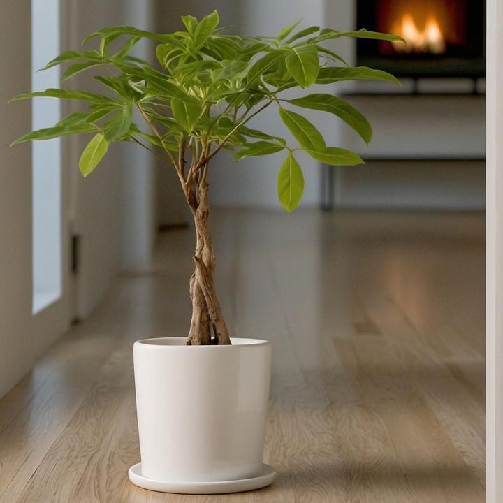 Actual product image Plant in a Box Pachira aquatica - set of 2 money tree (60 cm)