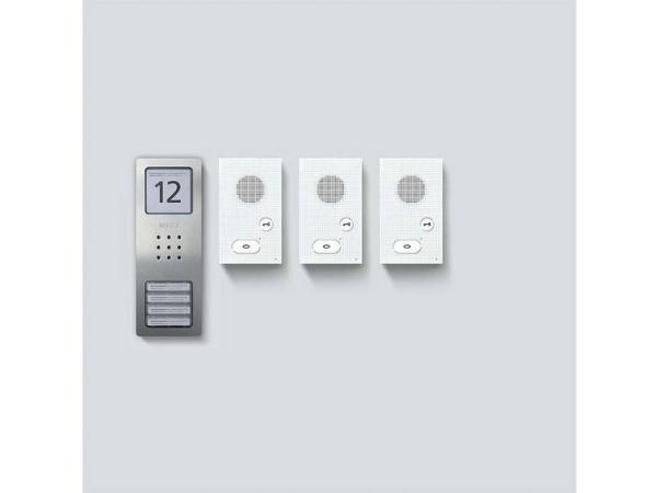 Actual product image Siedle Audio set CAB 850-3 E/W Basic brushed stainless steel