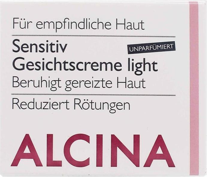 Actual product image Alcina Sensitive Face Cream Light (50 ml, 24h cream)