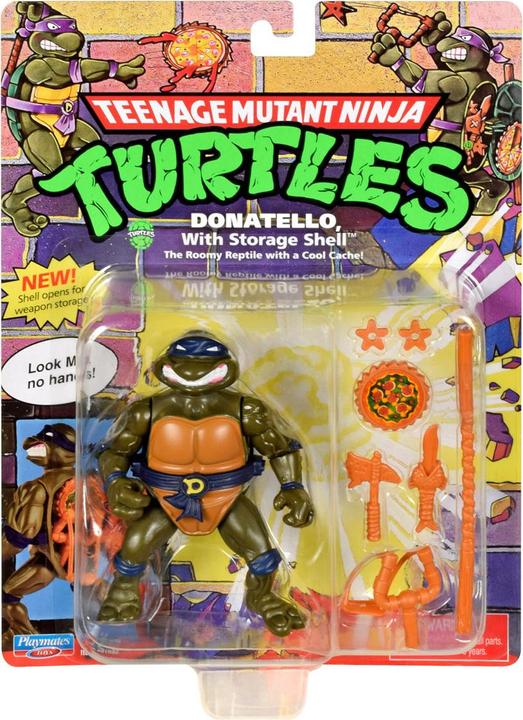 Actual product image Boti TMNT: Classic Donatello with Storage Shell 4 inch Action Figure