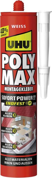Image du produit UHU POLY MAX SofortPower weiss (440 g)