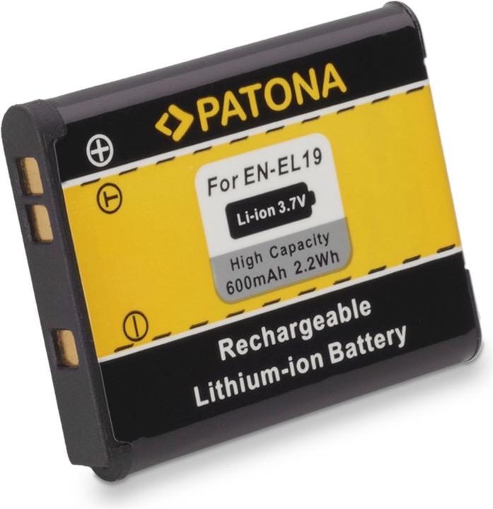 Actual product image Patona Premium battery f. Nikon EN-EL19 (Camera battery)