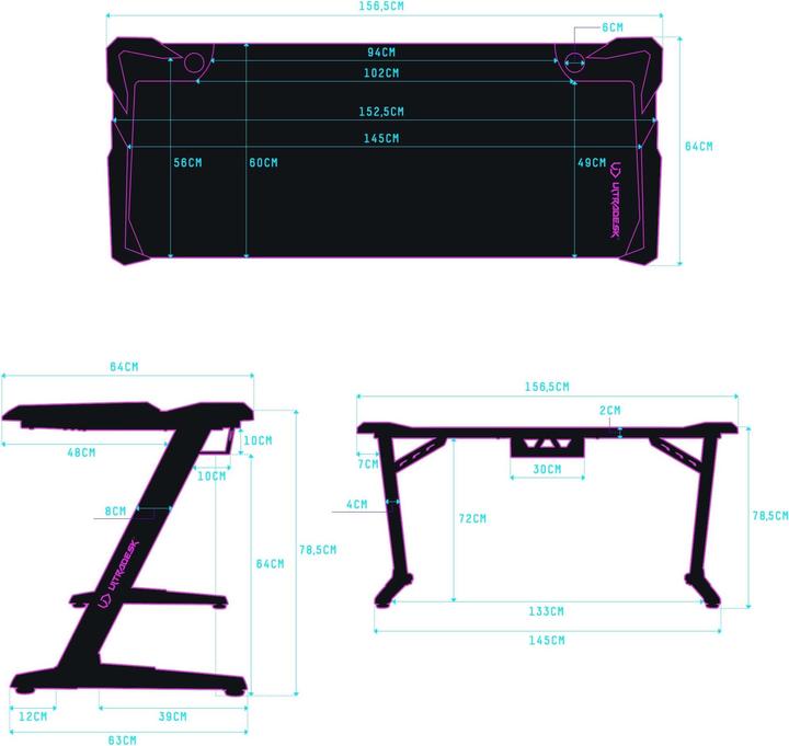 Actual product image Ultradesk Space XXL