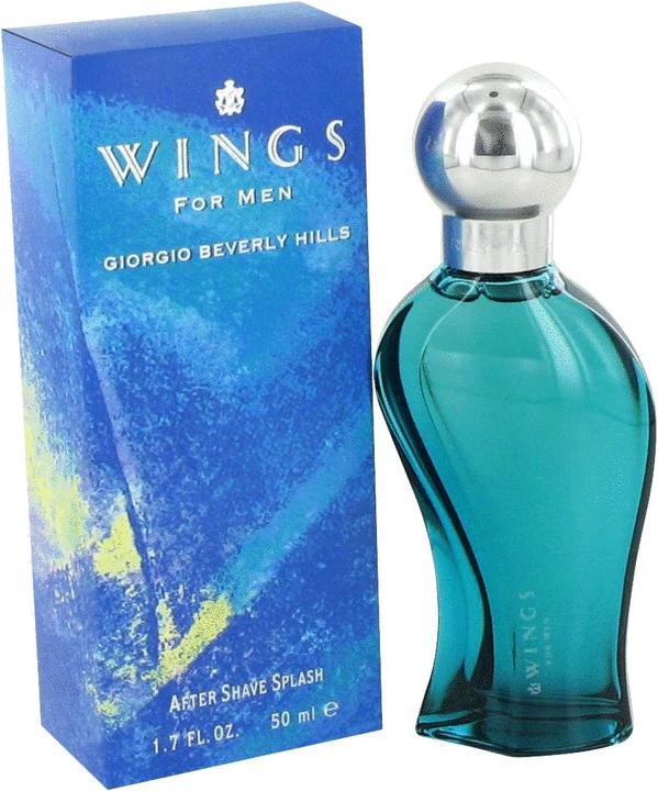 Actual product image Giorgio Beverly Hills WINGS by After Shave 50 ml (Aftershave gel, 50 ml)