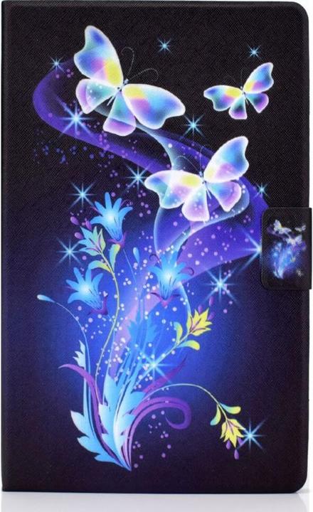 Actual product image Cover-Discount Galaxy Tab A9+ - Protective cover butterfly purple (Galaxy Tab A9+)