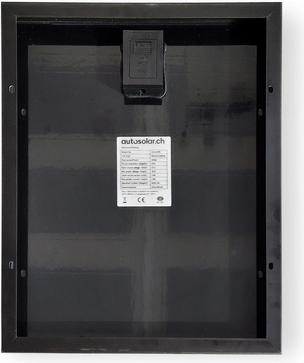Image du produit Autosolar Panneau solaire 20 Watt - Black (20 W, 1.69 kg)