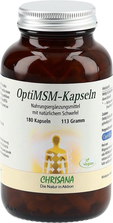 Actual product image Chrisana Opti MSM Caps (180 Piece, Capsules, 149 g)