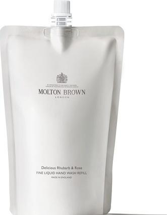 Image du produit Molton Brown Delicious Rhubarb & Rose Fine Liquid Hand Wash Refill (Savon liquide, 400 ml)