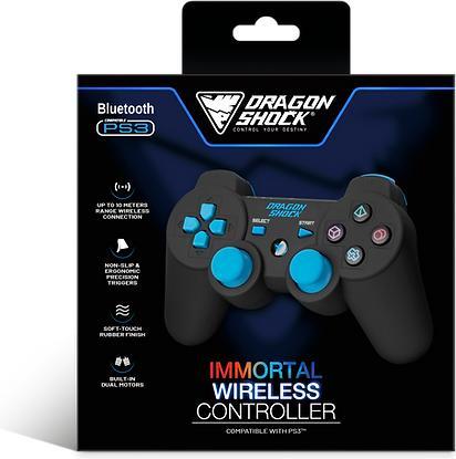 Produktbild DragonShock - IMMORTAL BT - Manette sans fil Noir pour PS3 (PS3)