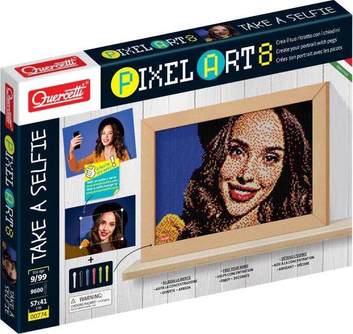 Actual product image Quercetti Pixel Art Take a Selfie