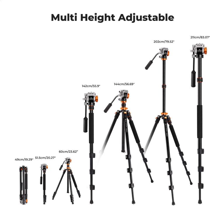 Produktbild K&F Concept K234A7+FH-03 (Metall)