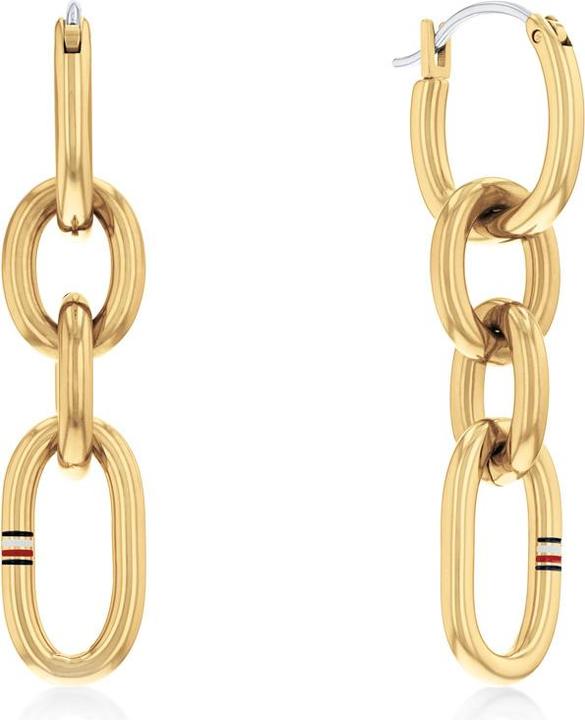 Image du produit Tommy Hilfiger Boucles d'oreilles Contrast Link Chain (Acier inoxydable)