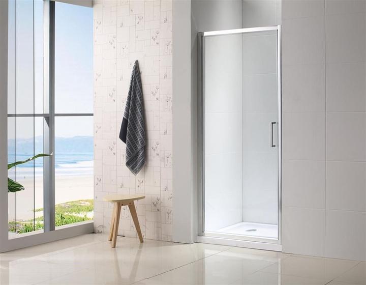 Masterjero SHOWER DOOR 90X190CM 6MM CHROME PROFILE