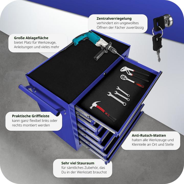 Actual product image tectake Tool trolley (1 x)