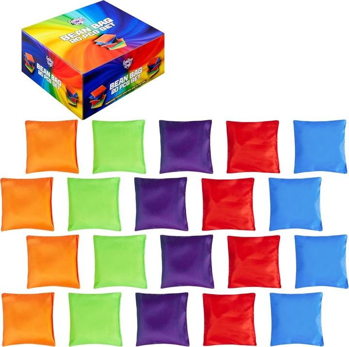 Produktbild KreativeKraft 20er-Set bunte Cornhole Säckchen