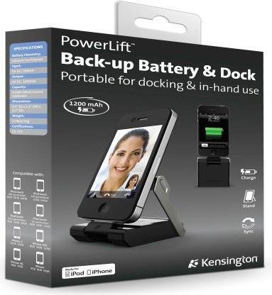 Actual product image Kensington PowerLift 1200mAh 30 Pin (1200 mAh, 4.44 Wh)