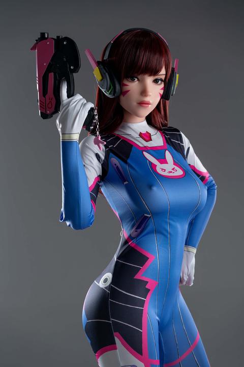 Produktbild Game Lady Full Silicone Doll D.Va 167 cm - Overwatch