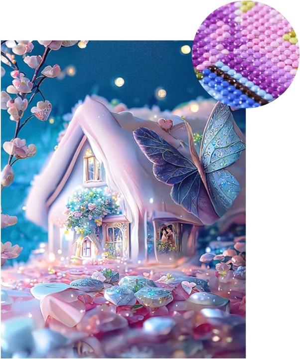 Produktbild Hermex Dekorative Malerei Bastelset DIY-Diamantgemälde Diamantmalerei Diamond Painting