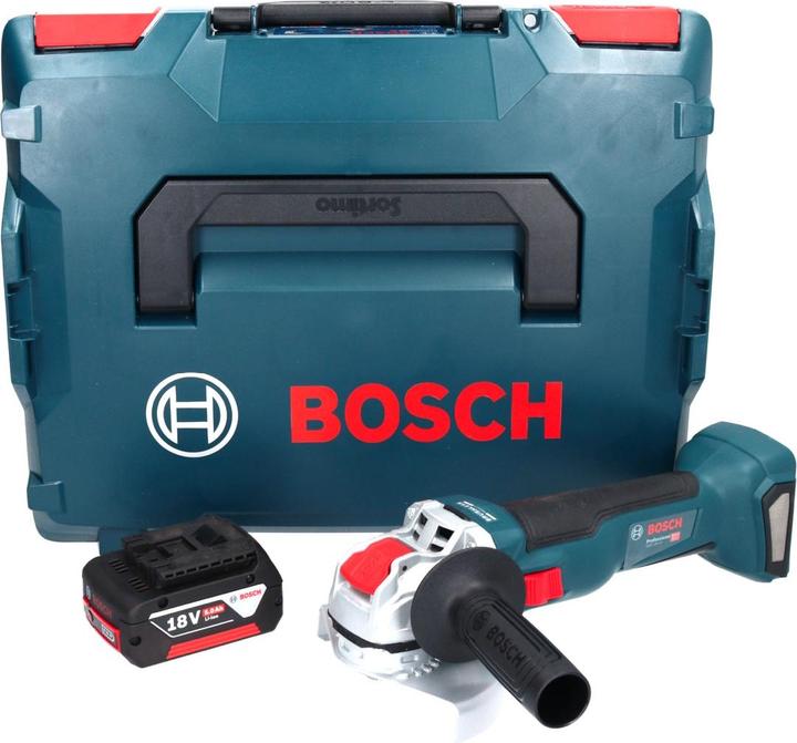 Productafbeelding Bosch Professional Bosch GWX 18V-10 Professionele snoerloze haakse slijper 18 V 125 mm X-LOCK Brushless + 1x (125 mm)