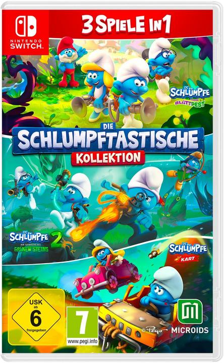 Produktbild Microids Schlümpfe Schlumpftastische Kollektion 3 in 1 (Switch, DE)