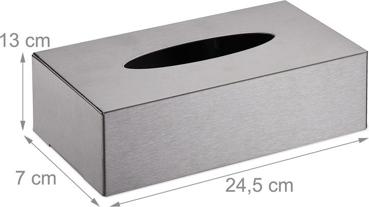 Actual product image Relaxdays Cosmetic tissue box