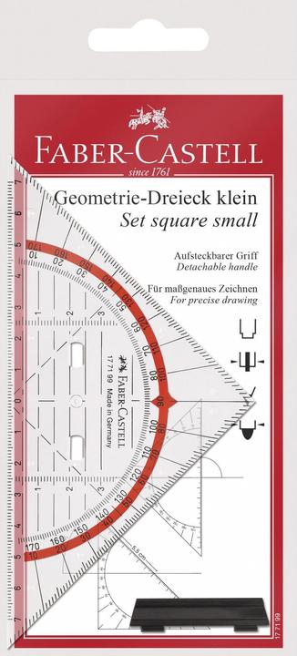 Faber-Castell Geodreieck 14 cm mit Griff (140 mm)