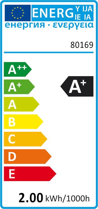 Energie-Label Brilliant Deko (E27, 2.80 W, 120 lm, 1 x, A)