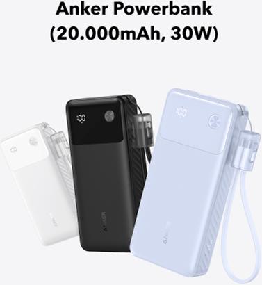 Produktbild Anker Powercore A1384 (20000 mAh, 30 W, 30 Wh)