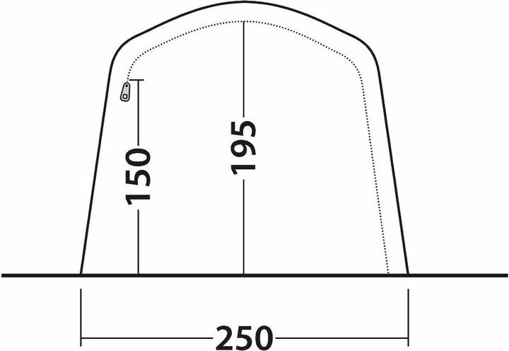 Produktbild Outwell Lindale 3PA (Tunnelzelt, 16.40 kg, 3 Personen)