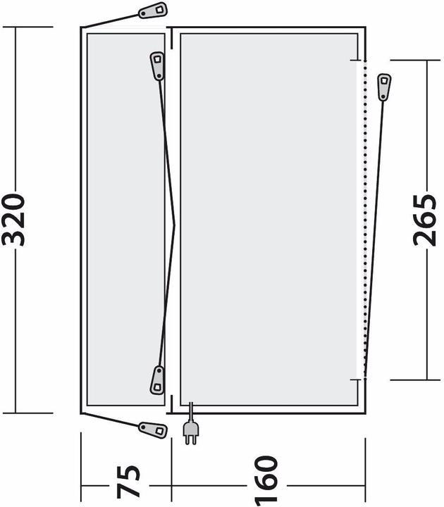 Image du produit Outwell Lakecrest (Auvent, 11.40 kg, 1 personne)