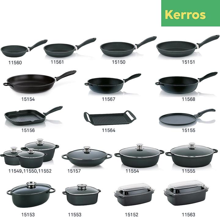 Image du produit Kela Kerros (32 cm, Wok, Fonte d'aluminium)