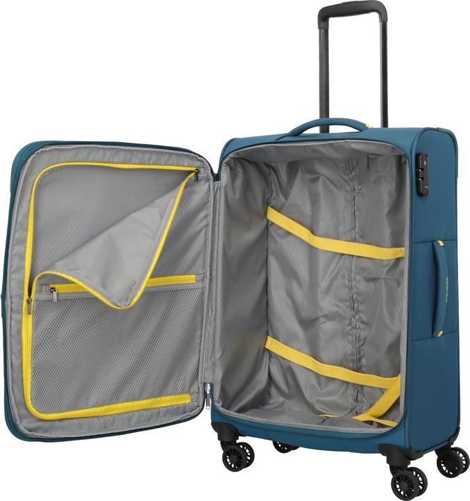 Actual product image Travelite Umbria 4 Rollen Kofferset 3-teilig mit Dehnfalte (207 l)