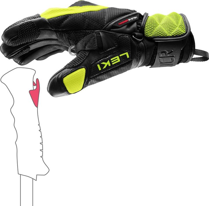 Actual product image Leki WCR Venom 3D Junior Mitten Pink (L)