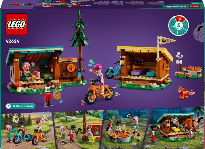 Produktbild LEGO Gemütliche Hütten im Abenteuercamp (42624, LEGO Friends)