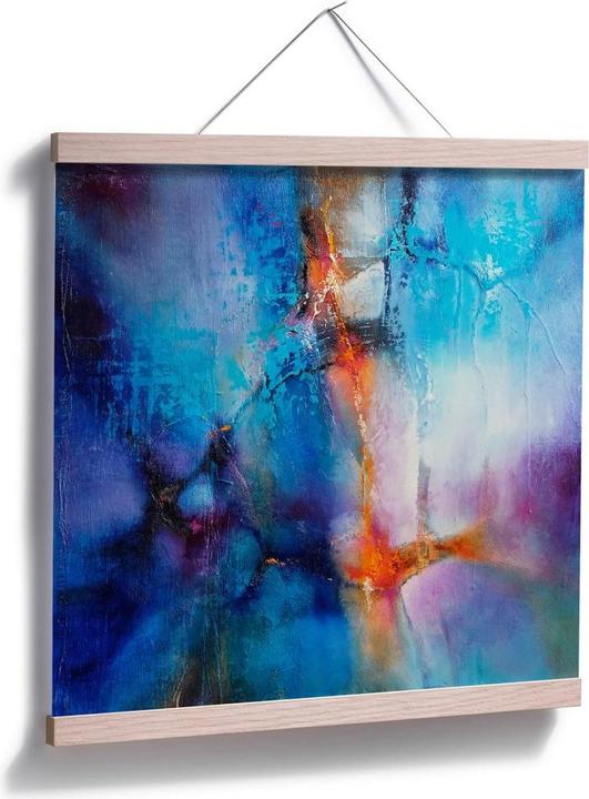 Actual product image Trenddeko Turquoise and magenta (50 x 50 cm)