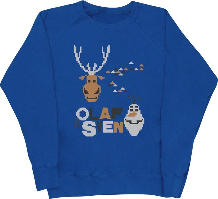 Disney Frozen Christmas Olaf And Sven Sweatshirt (XS)