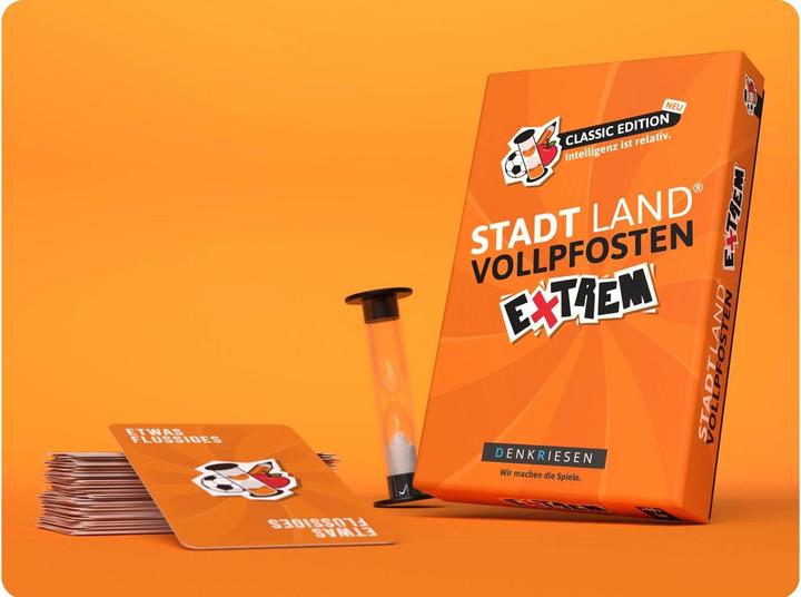 Actual product image Denkriesen STADT LAND VOLLPFOSTEN - EXTREM - Classic Edition - "Intelligence is relative" (German)